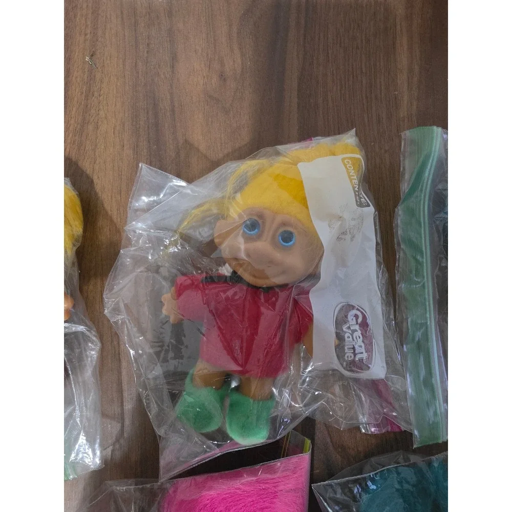 Vintage Troll Doll Lot 11 pieces 90s Nostalgia Toys